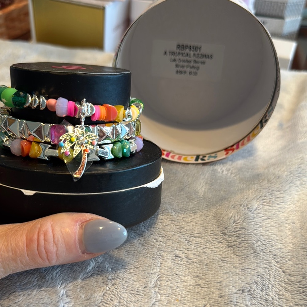 Tropical Charm Bracelet Set - Multicolor